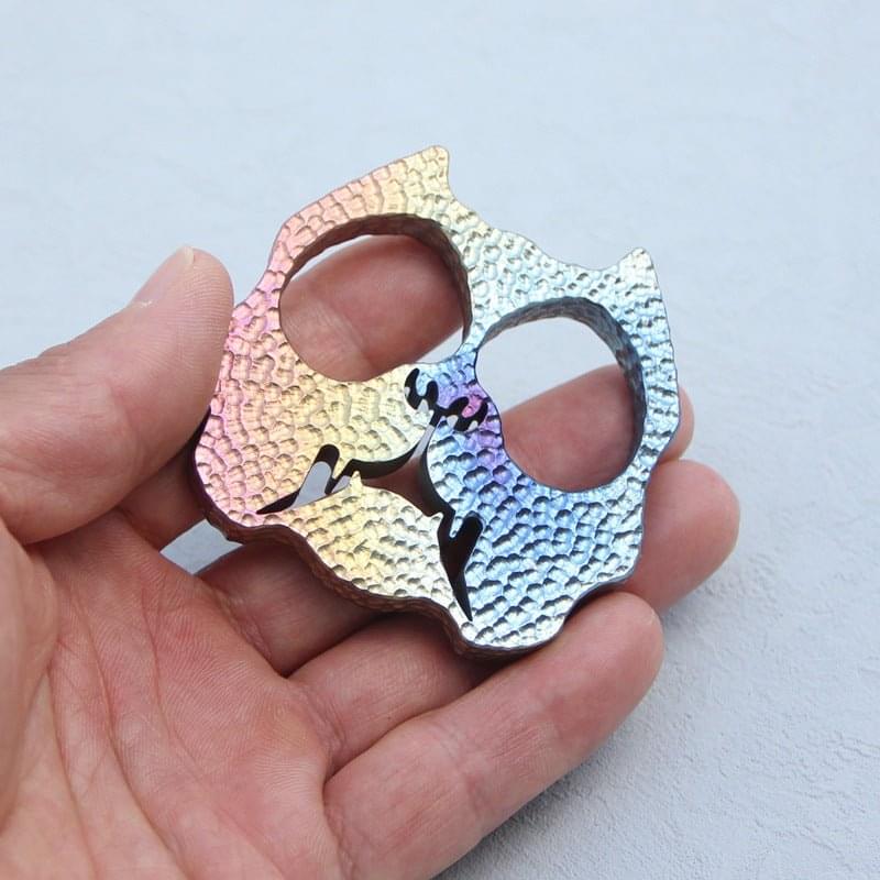 Bulldog Two Finger Titanium Knuckles - Cakra EDC Gadgets - Image 2