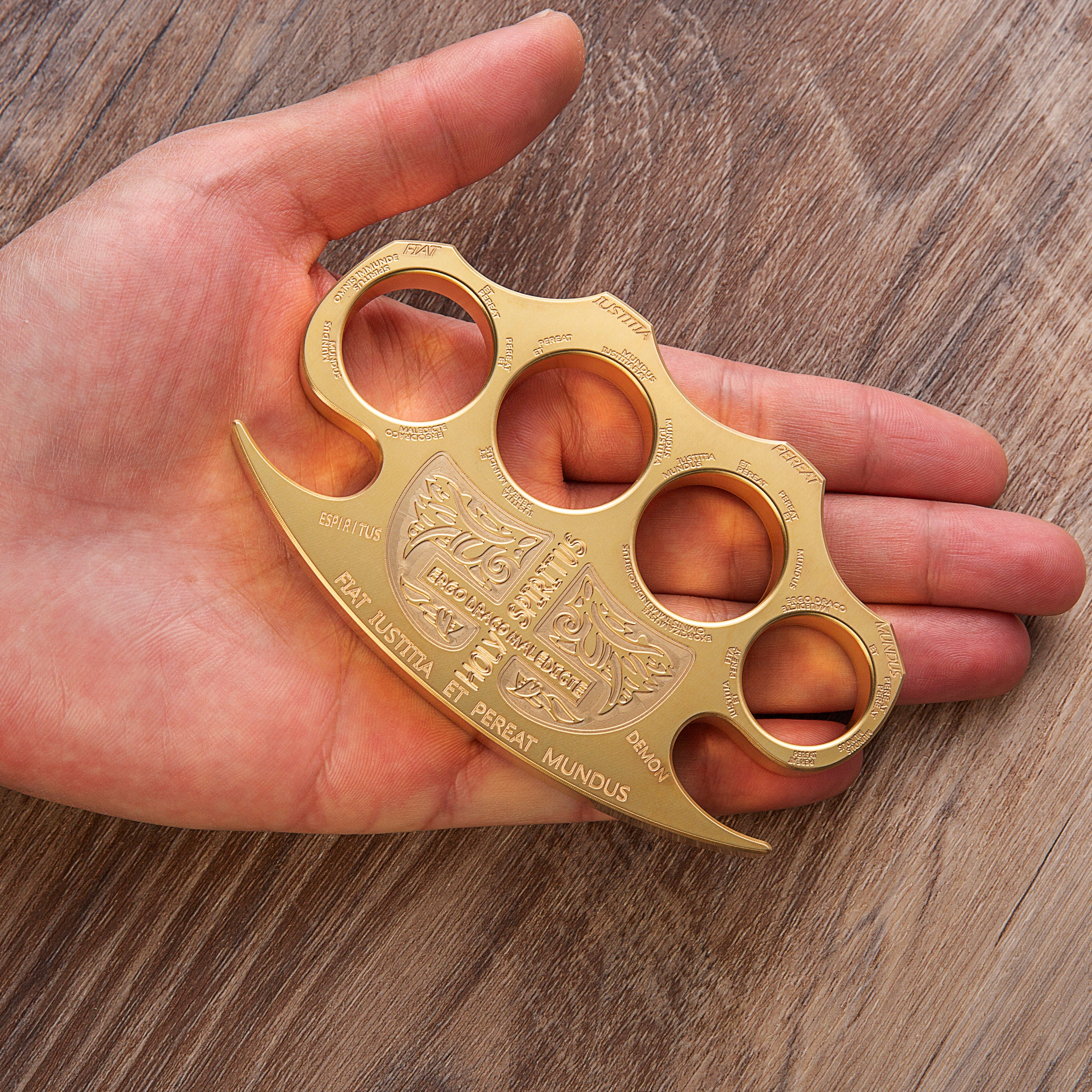 Constantine Brass Knuckles Holy Spiritus Paperweight - Exact Replica - Image 3