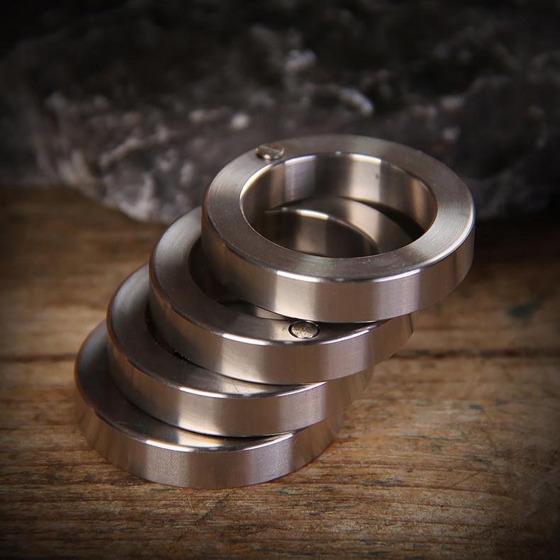 Folding Brass Knuckles 440C Stainless Steel - Image 4