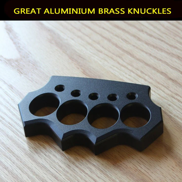 Knuckles Weapon Black Aluminium Alloy Light - Cakra EDC Gadgets - Image 2