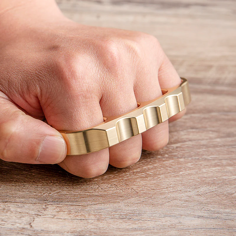 Real Brass Knuckles For Self Defense - Cakra EDC Gadgets - Image 4