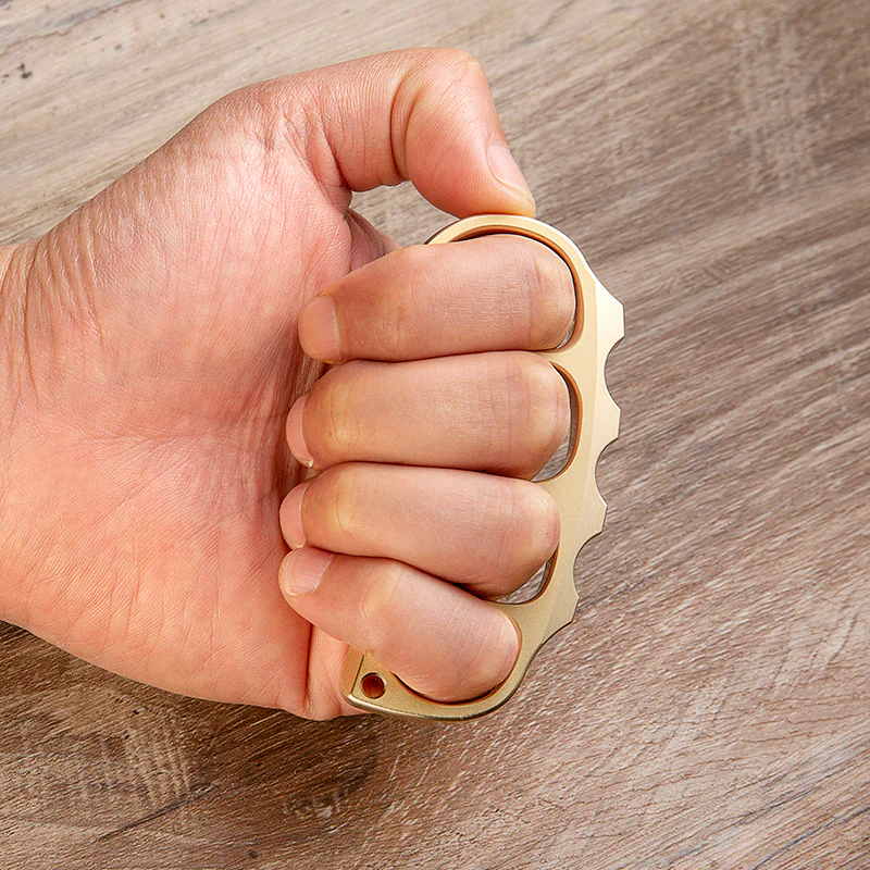 Real Brass Knuckles For Self Defense - Cakra EDC Gadgets - Image 5