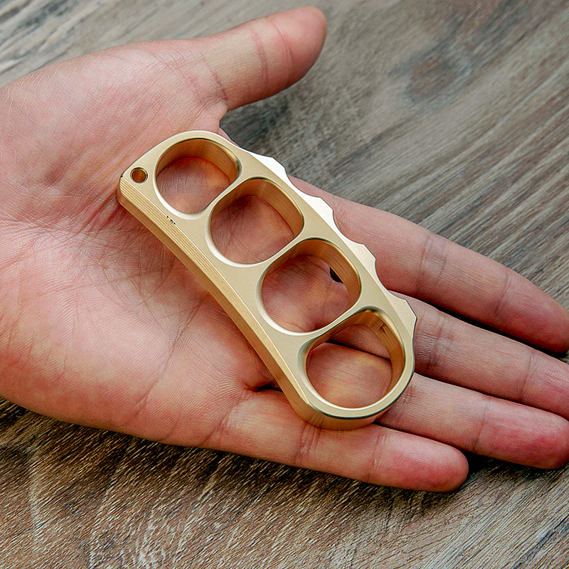 Real Brass Knuckles For Self Defense - Cakra EDC Gadgets - Image 6